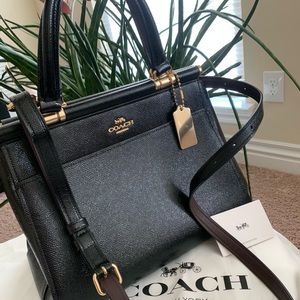 Coach Black Structured Bag